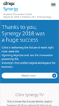 Mobile Screenshot of citrixsynergy.com