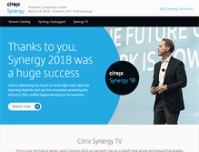 Tablet Screenshot of citrixsynergy.com